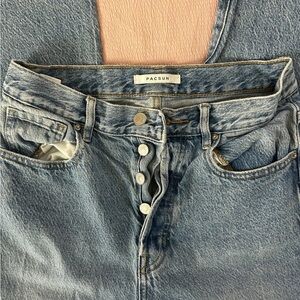 100% cotton button up jeans length 30